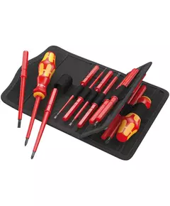 Набор насадок Kraftform Kompakt VDE 17 Universal 1 с 2 отвертками-битодержателями 17 пр. Wera WE-059030