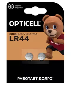 Элемент питания алкалиновый "таблетка" LR44/LR1154/AG13/G13 (блист.2шт) Specialty Opticell 5060006