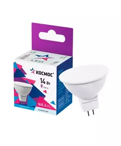 Лампа светодиодная JCDR 14Вт GU5.3 6500К 174-265В КОСМОС LkecLED14wJCDRC65