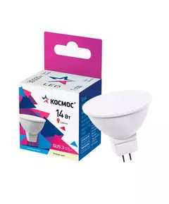 Лампа светодиодная JCDR 14Вт GU5.3 3000К 174-265В КОСМОС LkecLED14wJCDRC30