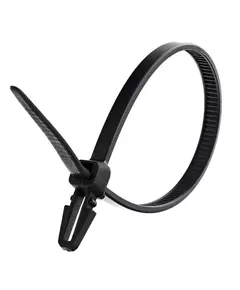 Хомут кабельный нейлоновый с анкером черн. 4.8х200 (уп.100шт) TOKOV ELECTRIC TKE-HNB-4.8-200-B/100