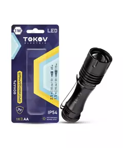 Фонарь ручной на батарейках AAx1 TOKOV ELECTRIC TKE-RF-B-04