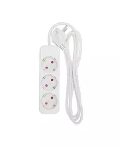Удлинитель 3х1.5м с заземл. STANDARD 3х1кв.мм бел. Rexant 13-4009
