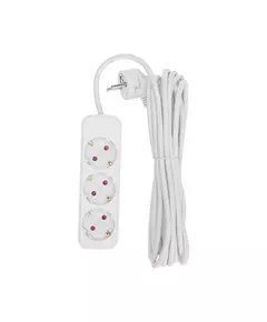 Удлинитель 3х5м с заземл. STANDARD 3х1кв.мм бел. Rexant 13-4011