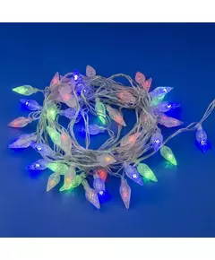 Гирлянда LED "Шишки-1" ULD-S0500-050/DTA MULTI IP20 PINE CONES-1 5м 50 диодов разноцвет. свет провод прозр. Uniel UL-00007194