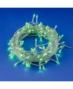 Гирлянда LED ULD-S1000-100/DTA GREEN IP20 10м 100 диодов зел. свет провод прозр. Uniel UL-00007198