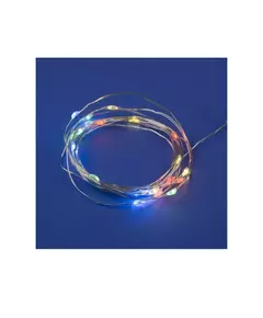 Гирлянда LED на батарейках ULD-S0200-020/DTB/3AA/RC RGB IP20 DEW 3AA (не в/к) "Роса" 2м 20 диодов RGB свет пульт ДУ (в/к) Uniel UL-00007247