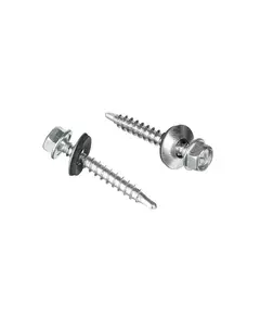 Саморез кровельный 5.5х38 оцинк. с буром коробка (уп.5кг) Tech-Krep 144787