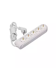 Удлинитель 5х7м с заземл. 16А IP20 защ. шторки Makel N5210073