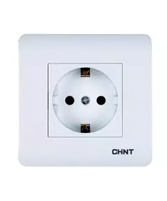 Розетка с заземляющим контактом 16А 250В CHINT 715389