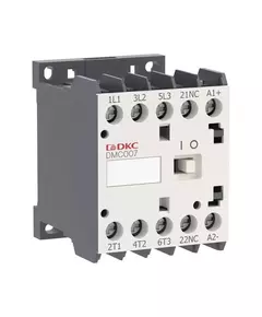 Миниконтактор YON DMC007 7А 3кВт AC3 3P кат. 220В AC 1НО YON DMC007-3C10A230