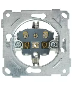 Розетка 1-м СП Bolero РС11-1-0-Б 16А IP20 с заземл. механизм бел. IEK ERB11-16