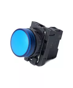 Лампа светосигнальная SB5 d22мм 230-240В AC син. в сборе SE SB5AVM6