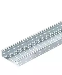 Лоток листовой перфорированный 500х60 L3000 сталь 0.9мм LKS 650 FS RU оцинк. (аналог 50х500) OBO 6048922