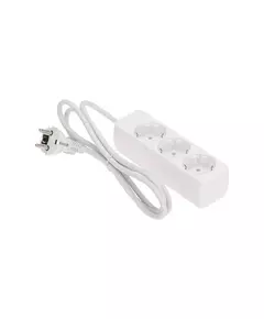 Удлинитель 3 гнезда 1.5м 3х0.75кв.мм с/з бел. PROCONNECT 13-4208