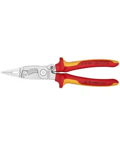 Клещи электромонтажные VDE 6-в-1 L-200мм Knipex KN-1396200