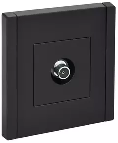 Розетка TV оконечная FORTE&PIANO FP128 черн. IEK FP-A10-O-K02