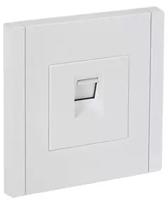 Розетка компьютерная RJ45 кат.5E FORTE&PIANO FP232 бел. IEK FP-K10-1-K01