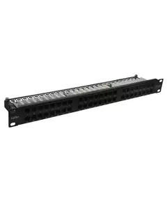 Патч-панель высокой плотности 19дюйм 48хRJ-45 UTP 5e 1U SUPRLAN 10-0406