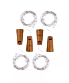 Гирлянда DC-G04-20WS4 пробки 20LED 3x(LR44/LR1154/AG13/G13) (в компл.) (уп.4шт) бел. ФАZА 5047952