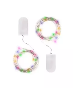 Гирлянда DC-G05-20MS2 20LED RGB 2xCR2032и(в компл.) (уп.2шт) ФАZА 5047990