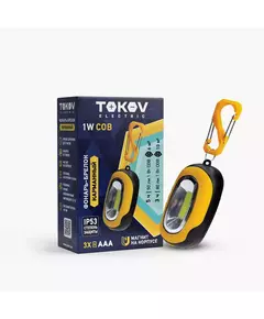 Фонарь-брелок на батарейках АААх3 TOKOV ELECTRIC TKE-BF-B-02