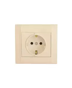 Розетка СП Defne 16А IP20 с зазем.крем Makel 42010028