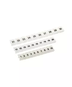 Маркировка для клемм 8мм от 1 до 10 вертикальная ориентация DKC NUPUTUK-8-1-10V