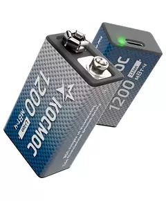 Аккумулятор крона Li-ion 9В 1200мАч (блист.1шт) КОСМОС KOCLi9V1200mAh1BL