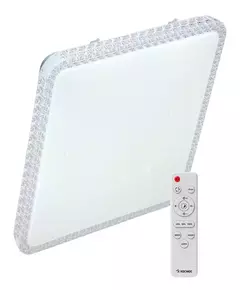 Светильник светодиодный PREMIUM MYSTERY QUADRO 75Вт 230В 3000-6500К 6000лм IP40 530х530х70мм настенно-потолоч. управляемый с пультом ДУ КОСМОС KSMystQD75W