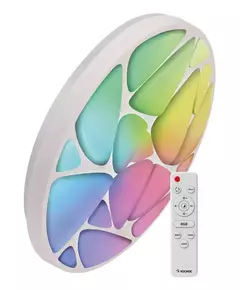 Светильник светодиодный PREMIUM SHELL RGB 75Вт 230В 3000-6500К 6000лм IP40 500х80мм настенно-потолоч.управляемый с пультом ДУ с RGB подсветкой КОСМОС KSShelRGB75W