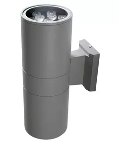 Светильник светодиодный архитектурный PWL-300110/30D 2х9Вт 6500К GR IP65 фасадный исполнение двухсторон. сер. Pro JazzWay 2857941B