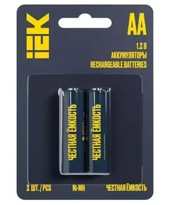 Аккумулятор GREEN Ni-MH AA 2700мАч (блист.2шт) IEK AAK-NIMH-06-2700-L02