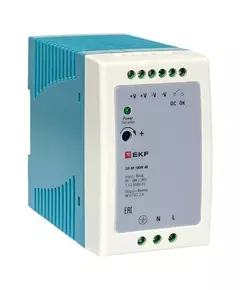 Блок питания на DIN-рейку 100Вт Uвх ~ 220В AC m Uвых - 48В DC постоянного тока EKF DR-M-100W-48