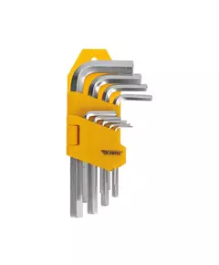 Набор ключей имбусовых HEX 1.5-10мм CrV 9шт Kranz KR-12-5215