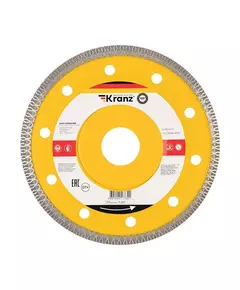 Диск алмазный отрезной ультратонкий 125x22.2мм Kranz KR-90-0141