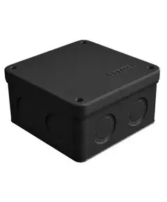 Коробка распределительная ОП 105х105х56мм IP54 7 выходов без гермовводов крышка на винтах материал - полипропилен черн. Epplast 115065