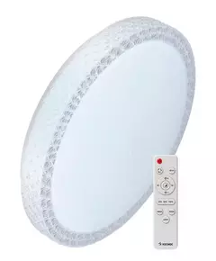 Светильник светодиодный PREMIUM SAPHIR 55Вт 230В 3000-6500К 4400лм IP40 395х95мм настенно-потолочный управляемый с пультом ДУ КОСМОС KSSaph55W