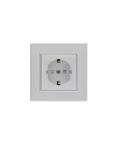 Розетка 1-м Karea LINE STAR с заземл. жемчуж. Makel 86100028