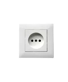 Розетка 1-м Karea RIZZ без заземл. керамика бел. Makel 88001002