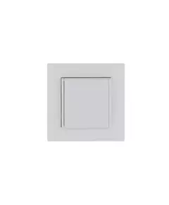 Розетка 1-м с крышкой Karea RIZZ с заземл. бел. Makel 88001029