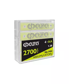 Аккумулятор AA/HR6 Ni-MH 1.2В 2700мА.ч Box-4 (уп.4шт) ФАZА 5059726