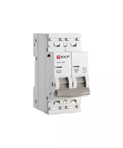 Выключатель автоматический 2п C 2А 4.5кА ВА 47-63N PROxima EKF M634202C