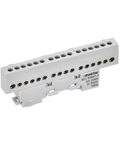 Шина L "фаза" изол. на универс. держ. 6х9-16-Ср TEKFOR IEK TF-NN10-16-KL-K03