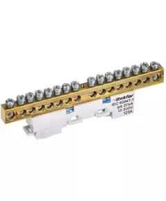 Шина нулевая N изол. на универс. держ. 8х12-16-С TEKFOR IEK TF-NN20-16-KL-K07