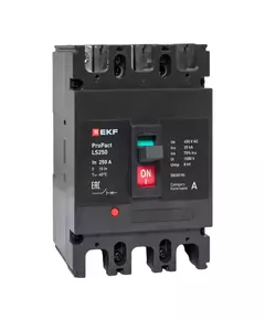 Выключатель автоматический LS250 25кА 3P 250А ProPact EKF mccb-250-25-3-250-ls