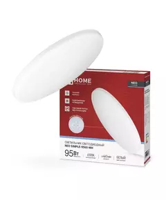 Светильник светодиодный NEO SIMPLE-9565-WH 95Вт 6500К 7600лм 230В 460х67мм бел. IN HOME 4690612060866