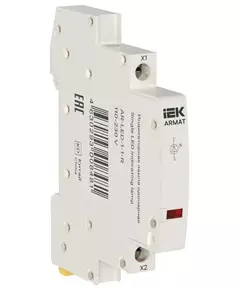 Лампа индикаторная одинарная LED 110-230В AC красн. ARMAT IEK AR-LED-1-1-R