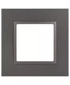 Рамка 1-м Elegance 14-5011-16 Classic для розеток и выключателей титан Эра Б0065823