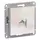 Розетка компьютерная AtlasDesign RJ45 кат.6A механизм жемчуж. SE ATN000486